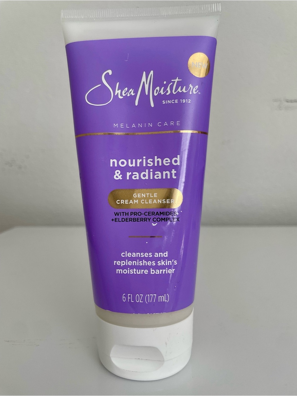 Shea Moisture Nourished & Radiant Cleanser Replenish Skin Barrier